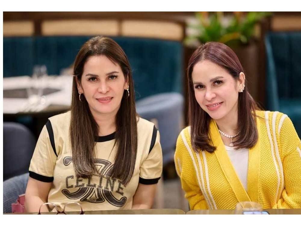 Look  Jinkee Pacquiao and Twin Sister Janet Birthday Message for Janet 1673594069