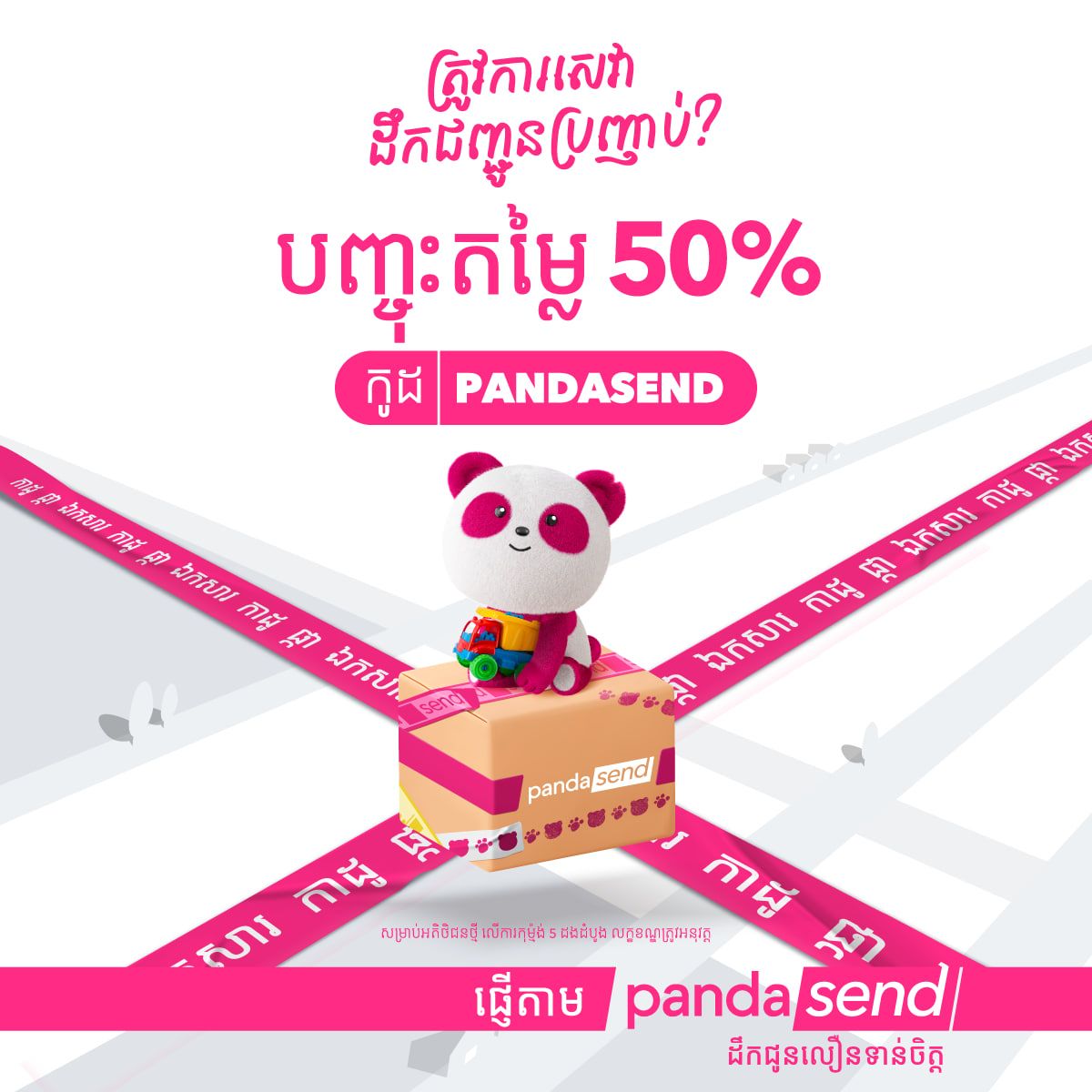 ចំណាយតិច ចំណេញពេលវេលាច្រើនជាមួយសេវាកម្មថ្មី pandasend ...