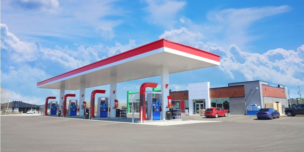 Modern Service Station in a Sunny Day Picture Id1329937925