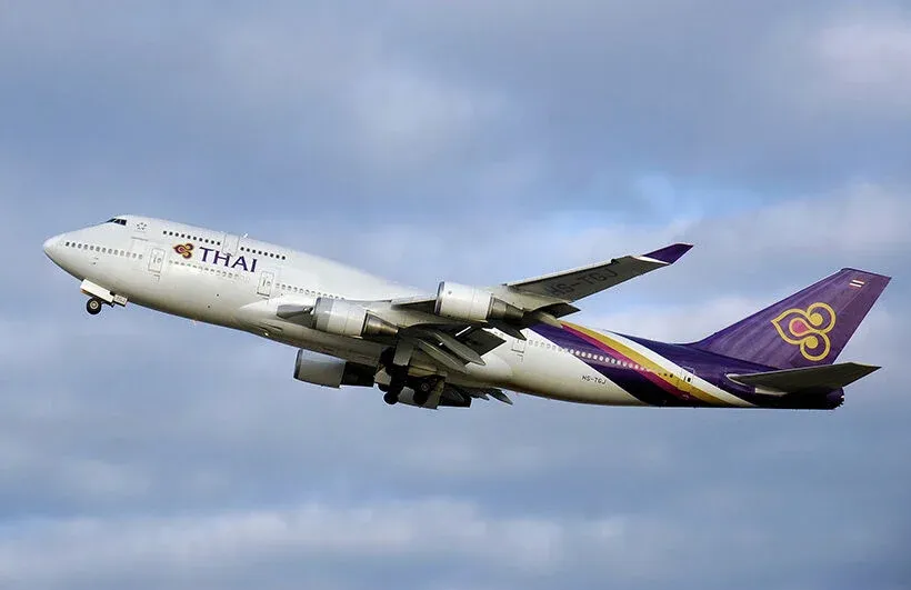 Thai Airways B747 400 Hs Tgj Arp