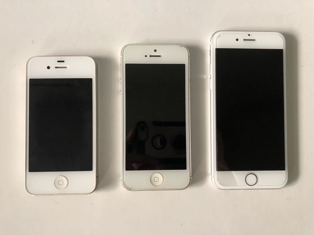 White I Phone 4, 5, and 6