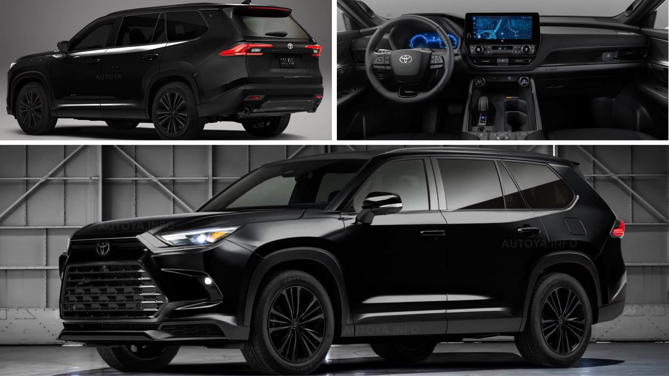 Cgi Toyota Grand Highlander Black Edition Doesnt Need a Capstone to Stand out 212862 1